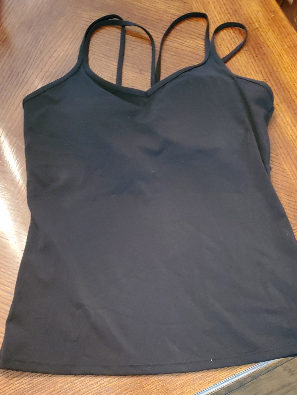 NWOT Zyia Black Party In The Back Women’s Tank Top - Picture 3 of 3